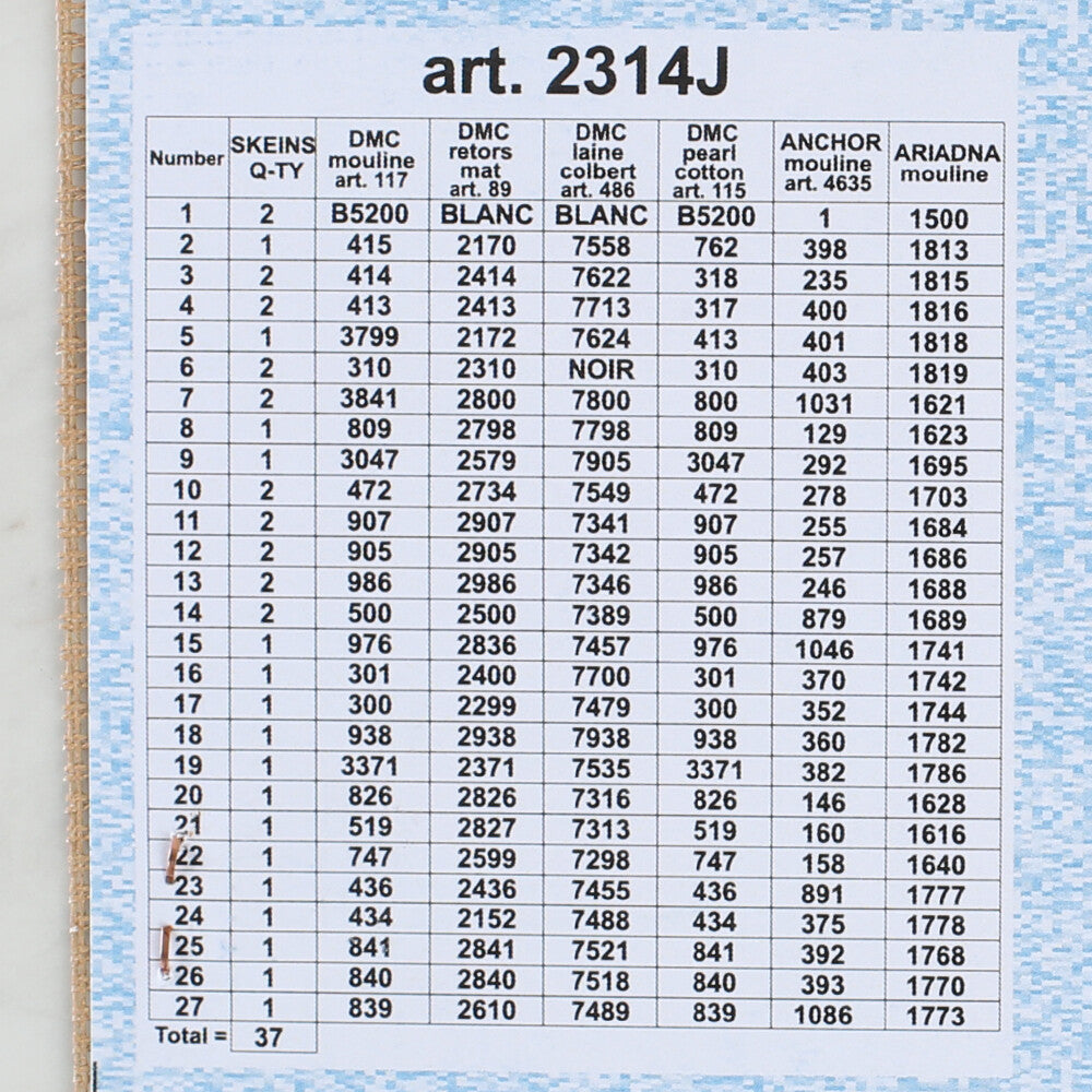 Orchidea 30x40 cm Old Mill Baskılı Goblen 2314J