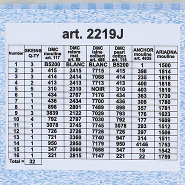 Orchidea 30x40 cm Winter Walk Baskılı Goblen 2219J