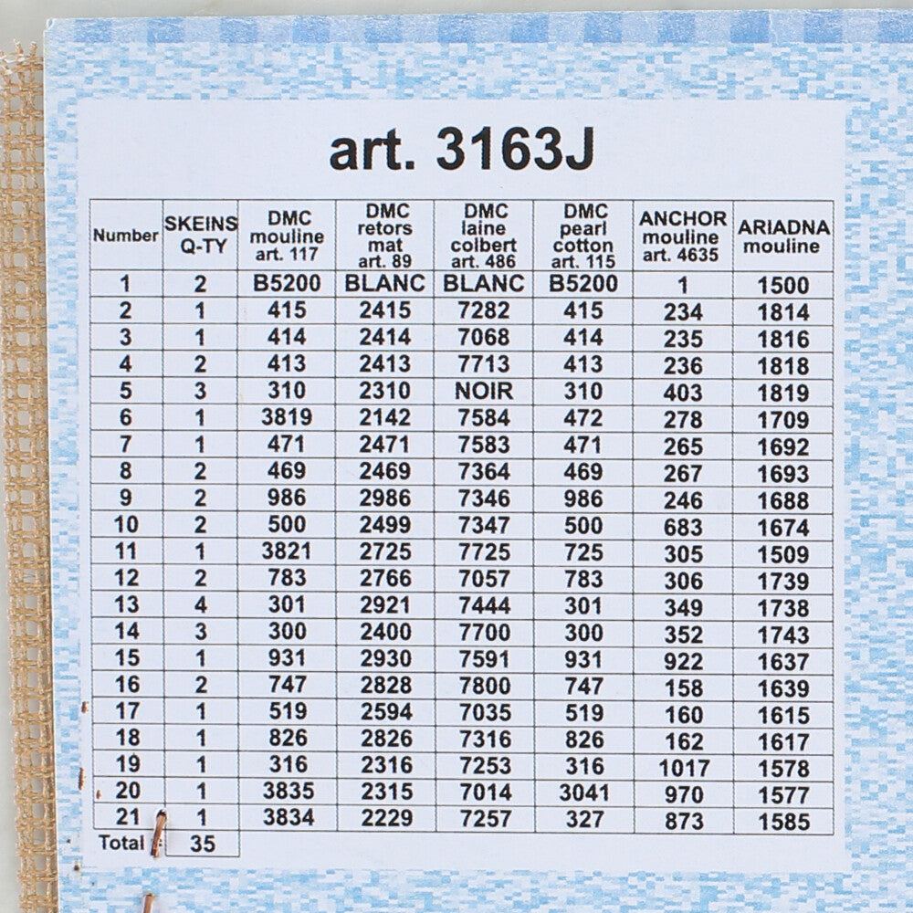 Orchidea 30x40 cm Autumn Landscape Baskılı Goblen 3163J