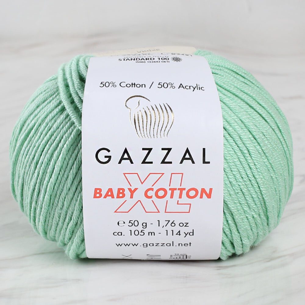 Gazzal Baby Cotton XL Su Yeşili Bebek Yünü - 3425XL
