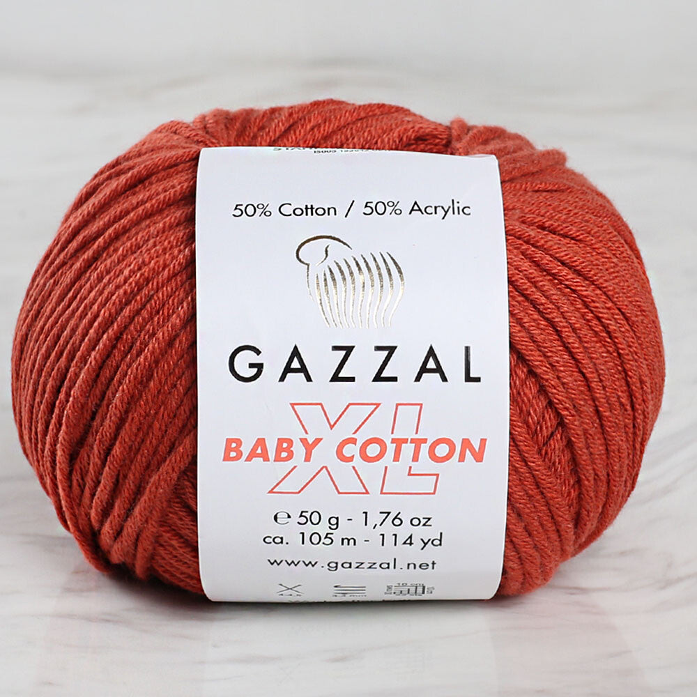 Gazzal Baby Cotton XL Kiremit Bebek Yünü - 3453XL