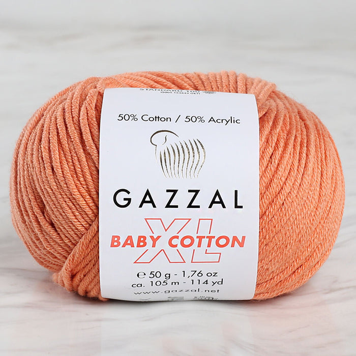 Gazzal Baby Cotton XL Turuncu Bebek Yünü - 3465XL