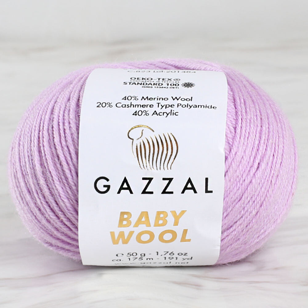 Gazzal Baby Wool Lila El Örgü İpi - 823