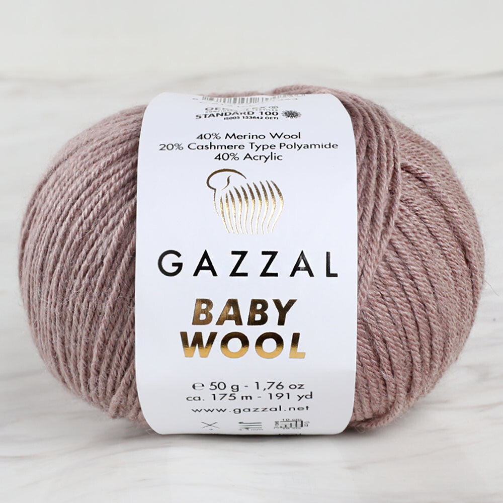 Gazzal Baby Wool Açık Kahverengi Bebek Yünü - 835