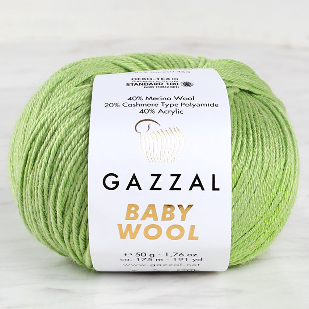 Gazzal Baby Wool Yeşil Bebek Yünü - 838