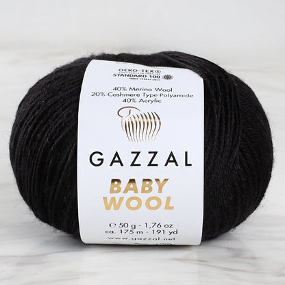 Gazzal Baby Wool Siyah Bebek Yünü - 803