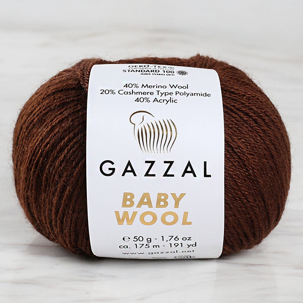 Gazzal Baby Wool Kahverengi Bebek Yünü - 807