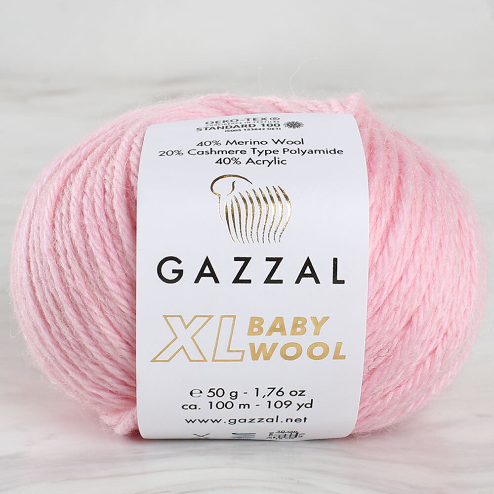 Gazzal Baby Wool XL Pembe Bebek Yünü - 836XL