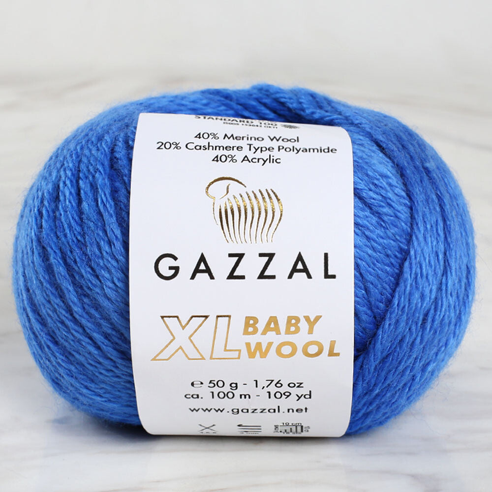 Gazzal Baby Wool XL Mavi Bebek Yünü - 830XL