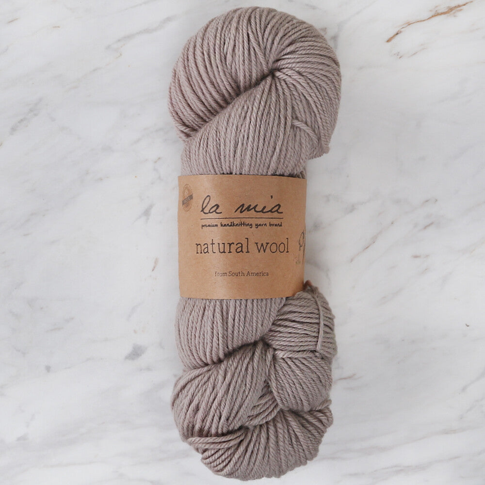 La Mia Natural Wool Bej El Örgü İpi - L203