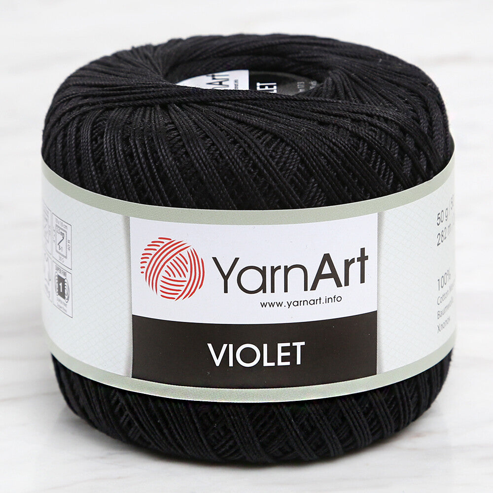 Yarnart Violet Siyah Dantel İpi - 999