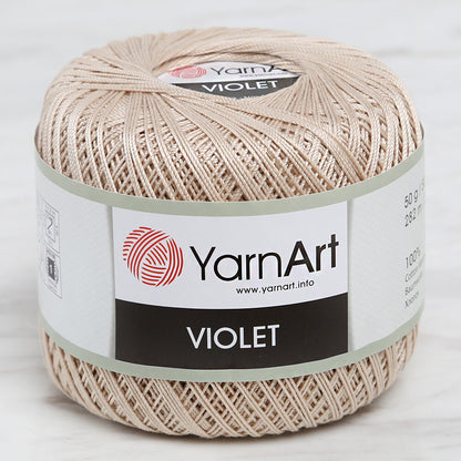 Yarnart Violet Bej Dantel İpi - 4660