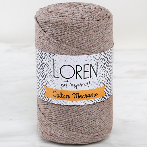 Loren Cotton Macrame Bej - L143