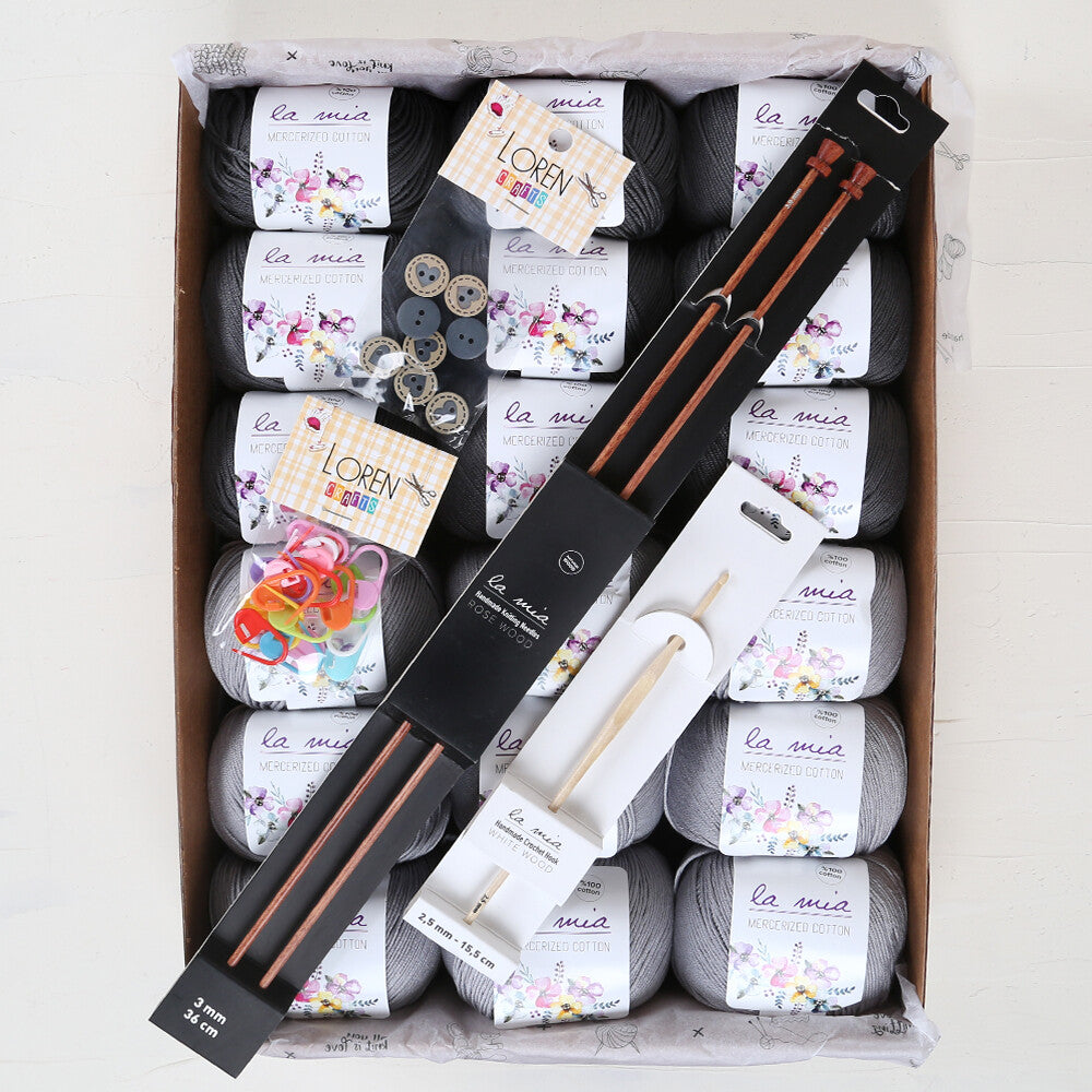 La Mia Mercerized Cotton Elmas Seti