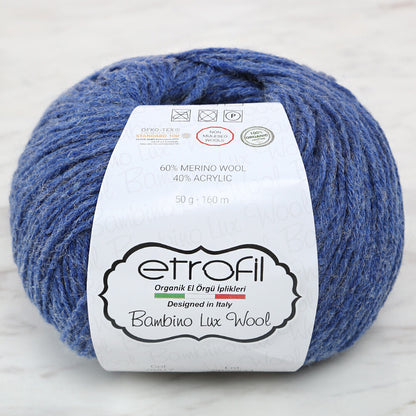 Etrofil Bambino Lux Wool Mavi El Örgü İpliği - 70517