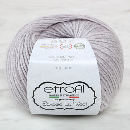 Etrofil Bambino Lux Wool Gri El Örgü İpliği - 70086