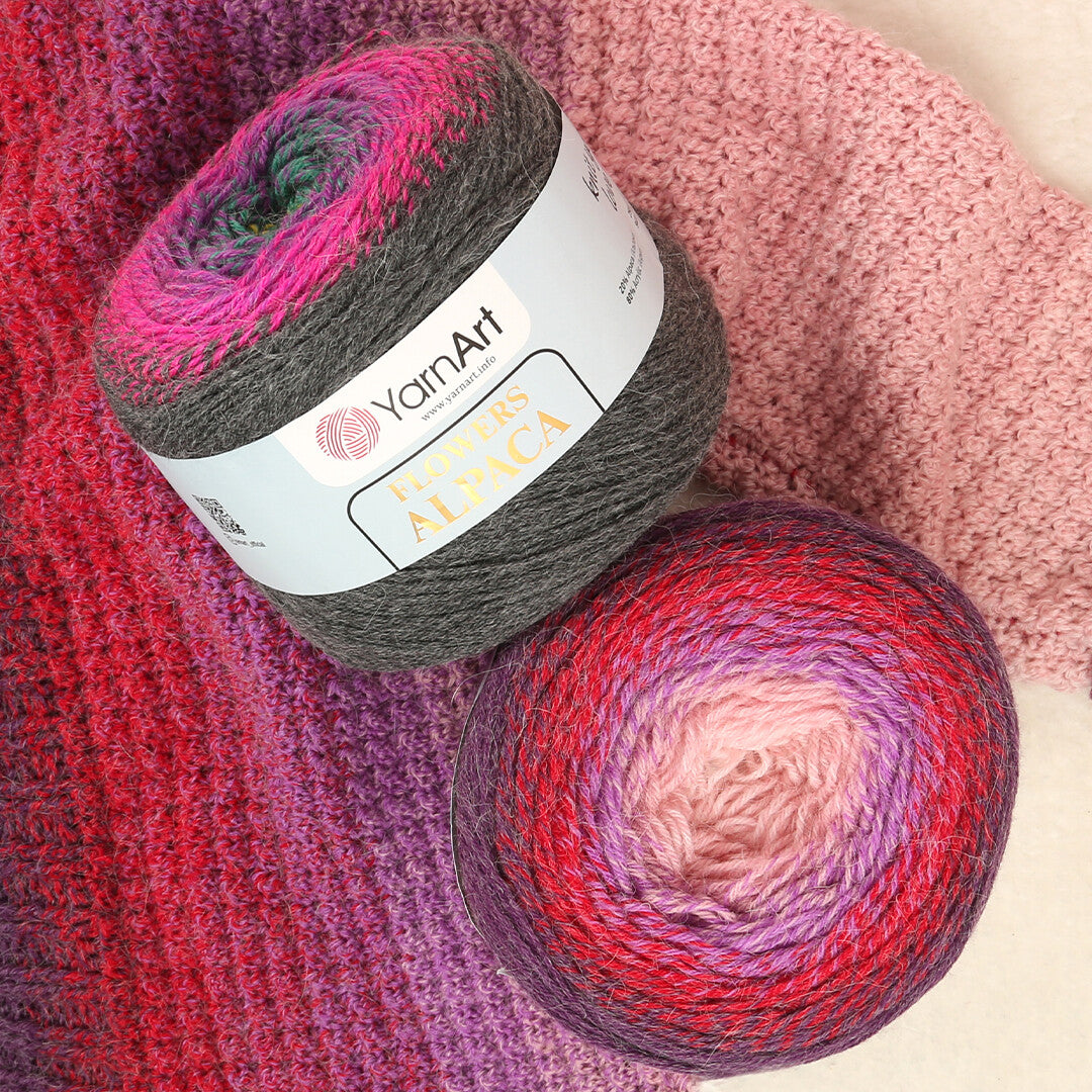 Yarnart Flowers Alpaca Ebruli 250gr El Örgü İpi - 415