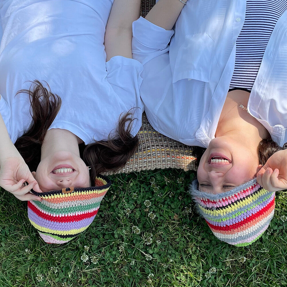 La Mia Linen Cotton Açık Kahverengi El Örgü İpi - L197