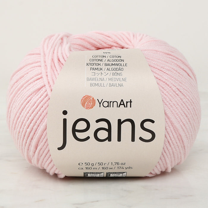 YarnArt Jeans Pembe El Örgü İpi - 18