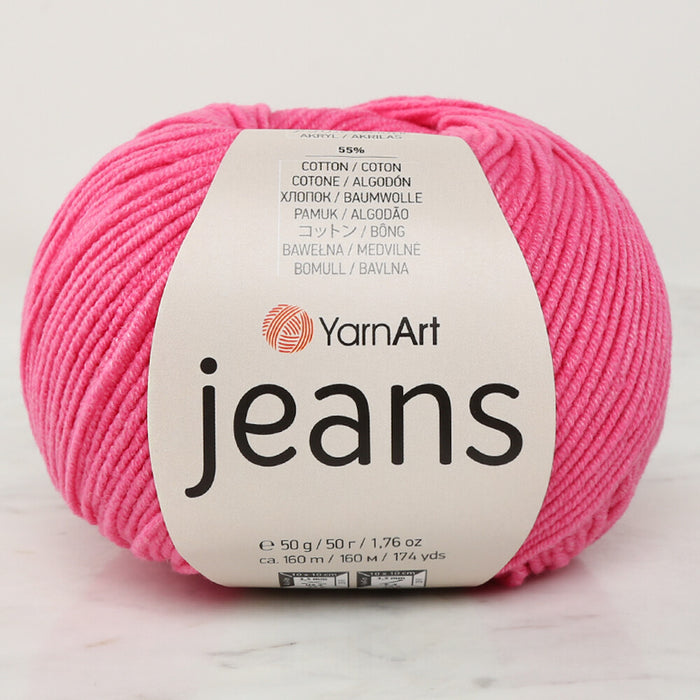 YarnArt Jeans Pembe El Örgü İpi - 42