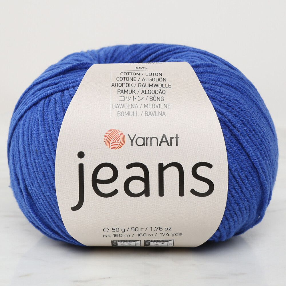 YarnArt Jeans Mavi El Örgü İpi - 47