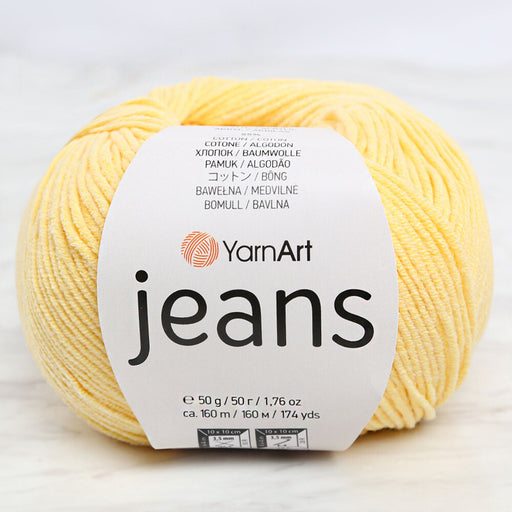 Yarnart Jeans Açık Sarı El Örgü İpliği - 88