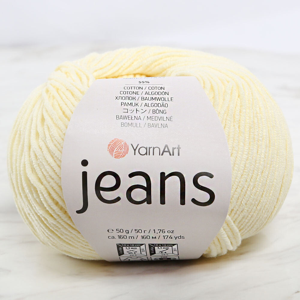 Yarnart Jeans Bebek Sarısı El Örgü İpliği - 86