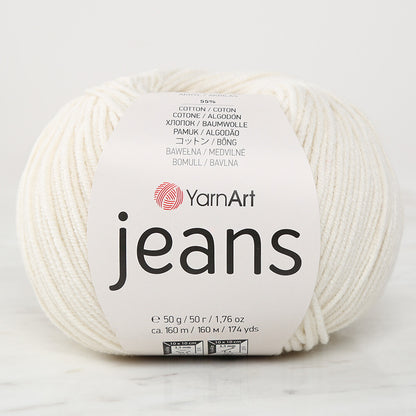 YarnArt Jeans Krem El Örgü İpi - 03