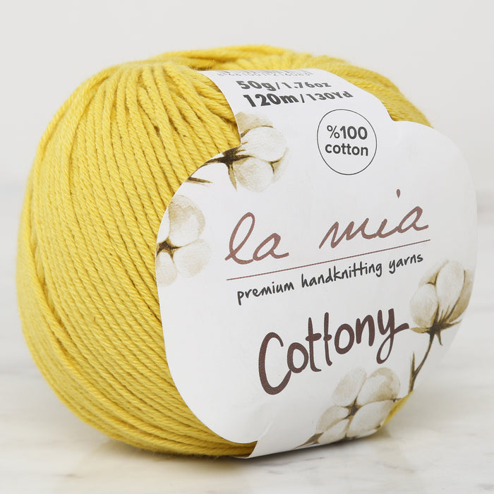 La Mia Cottony Hardal Sarısı Bebek El Örgü İpi - P31-L189
