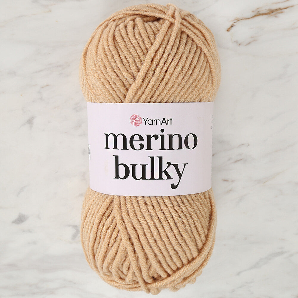 Yarnart Merino Bulky Bej El Örgü İpi - 511