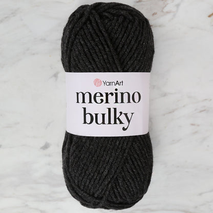 YarnArt Merino Bulky Koyu Gri El Örgü İpi - 359