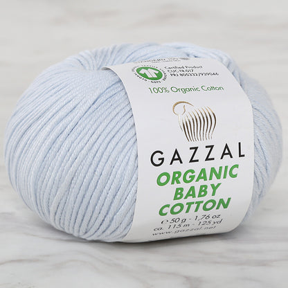 Gazzal Organic Baby Cotton Bebe Mavi Bebek Yünü - 417