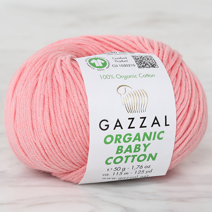 Gazzal Organic Baby Cotton Pembe Bebek Yünü - 425