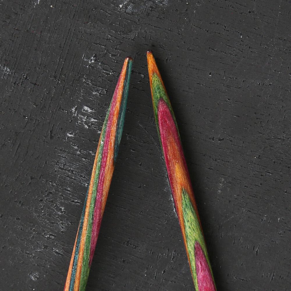 KnitPro Symfonie 4 mm 100 cm Ahşap Misinalı Şiş - 21352