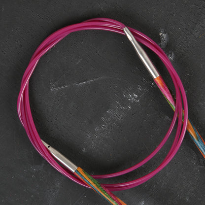 KnitPro Symfonie 4 mm 100 cm Ahşap Misinalı Şiş - 21352