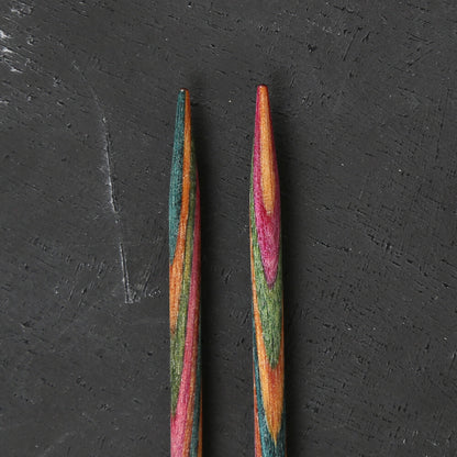 KnitPro Symfonie 4 mm Değiştirilebilir Ahşap Misinalı Şiş Ucu - 20403