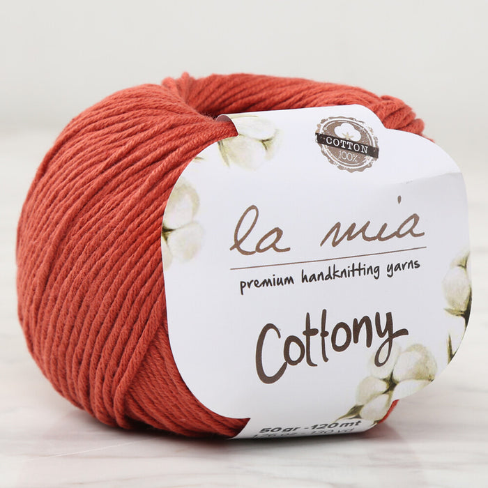 La Mia Cottony Kiremit Rengi Bebek El Örgü İpi -  L031