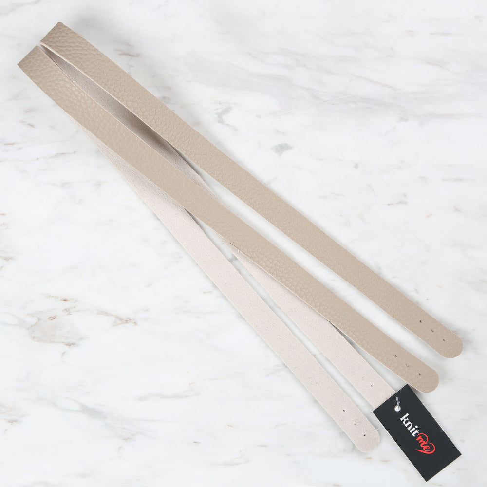 Knitme Spor Dikiş Çanta Askısı 70x1.7 cm (Çift) Bej BA-0074