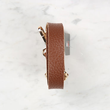 Knitme Sürgü Tokalı Çanta Askısı 135x2cm Taba BA-0002