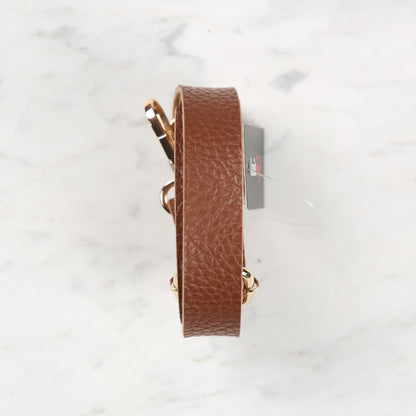 Knitme Sürgü Tokalı Çanta Askısı 135x2cm Taba BA-0002