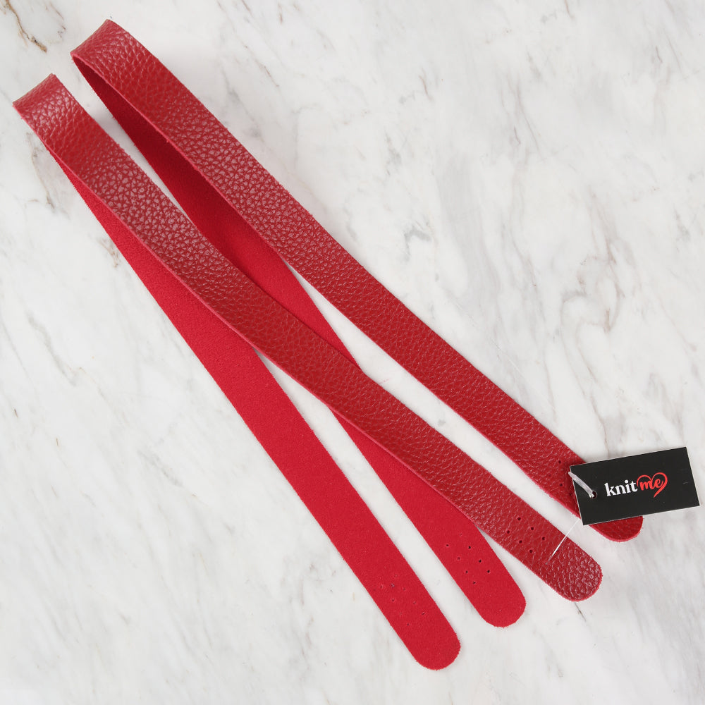 Knitme Spor Dikişli Çanta Askısı 75X2,5 cm Kırmızı BA-0006