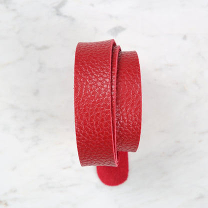 Knitme Spor Dikişli Çanta Askısı 75X2,5 cm Kırmızı BA-0006