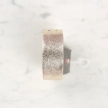 Knitme Gerçek Deri Spor Dikiş Çanta Askısı 75x2.5 cm Altın BA-0036