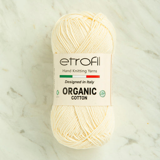 Etrofil Organic Cotton 50gr Krem El Örgü İpi - EB045