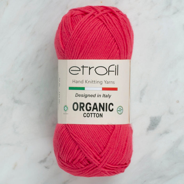 Etrofil Organic Cotton 50gr Fuşya El Örgü İpi - EB050