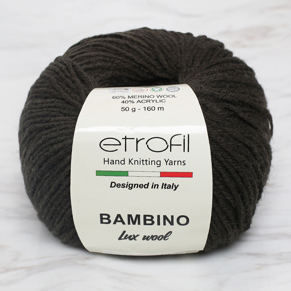 Etrofil Bambino Lux Wool Askeri Yeşil El Örgü İpi - 70410