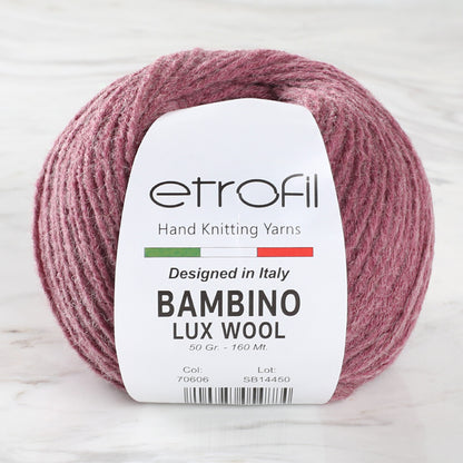 Etrofil Bambino Lux Wool Gül Kurusu El Örgü İpliği - 70606