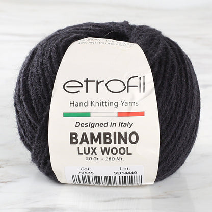 Etrofil Bambino Lux Wool Koyu Lacivert El Örgü İpliği - 70535
