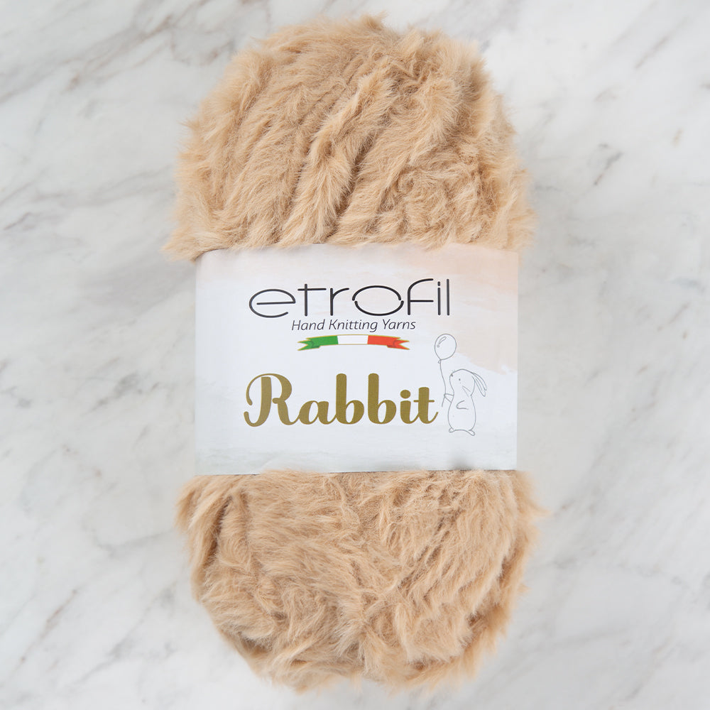 Etrofil Rabbit Bej El Örgü İpliği - 77173