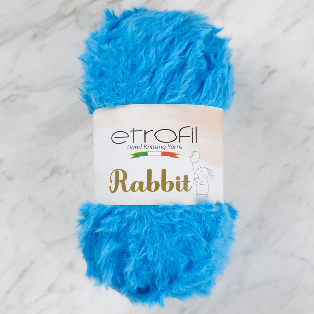 Etrofil Rabbit Mavi El Örgü İpliği - 75371